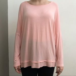 Gaiam long sleeve pink workout shirt